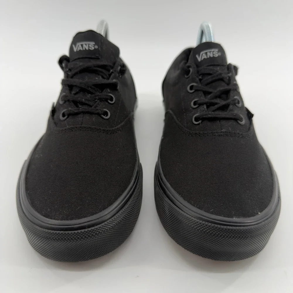 Vans Atwood Low Triple Black Canvas Skate Shoes Womens 9 Low Top Sneaker